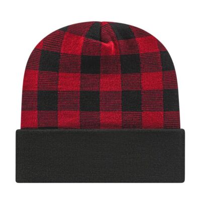 USA-Made Plaid Beanie Thumbnail