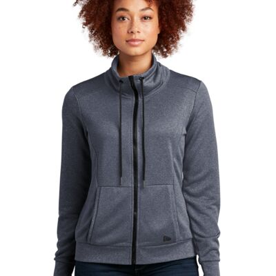 Ladies Performance Terry Full Zip Cowl Thumbnail