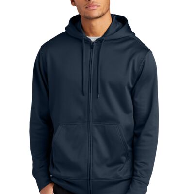 Sport Wick ® Fleece Full Zip Hooded Jacket Thumbnail